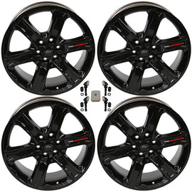 Ford Racing 2024 F-150 22x9.5in Gloss Black Wheel Kit