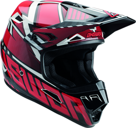 Answer AR3 Rapid Helmet Red/Black/White - Large