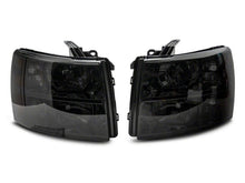 Load image into Gallery viewer, Raxiom 07-14 Chevrolet Silverado 1500 HD Axial OEM RepHeadlights- Chrome Housing- Smoked Lens