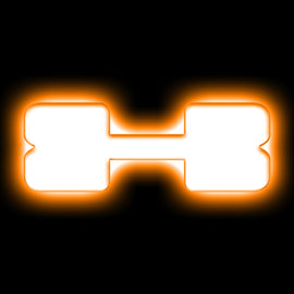 ORACLE Lighting Universal Illuminated LED Letter Badges - Matte Wht Surface Finish - X SEE WARRANTY