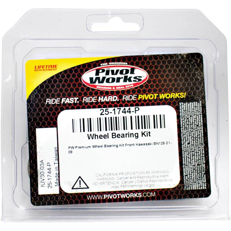 Pivot Works Kawasaki Wheel Bearing Kit Premium Bearings