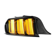 Load image into Gallery viewer, AlphaRex 15-23 Ford Mustang NOVA-Series Prismatic LED Tail Lights Black-Clear