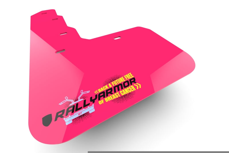 Rally Armor 22-24 Subaru Forester & Wilderness Pink Mud Flap BCE Logo