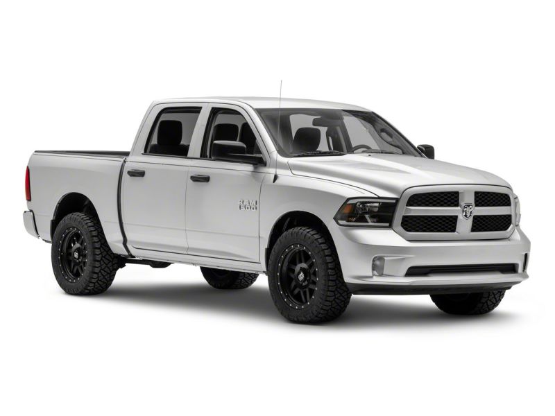 Raxiom 09-18 Dodge RAM 1500/2500/3500 Axial Headlights w/ SEQL LED Bar- Blk Housing (Clear Lens)