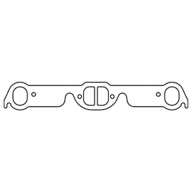 Cometic Pontiac V8 .094in HTG Exhaust Manifold Gasket Set - 1.940in x 1.500in D/Oval Ports