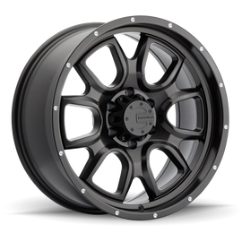 Mamba M19 18x9 6x139.7 ET12 Matte Black w/ Drill Holes