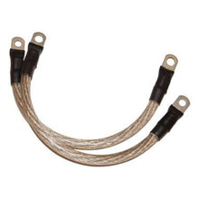 Load image into Gallery viewer, NAMZ Battery Cables 17in. Clear (1/4in. &amp; 5/16in. Lugs) - Pair