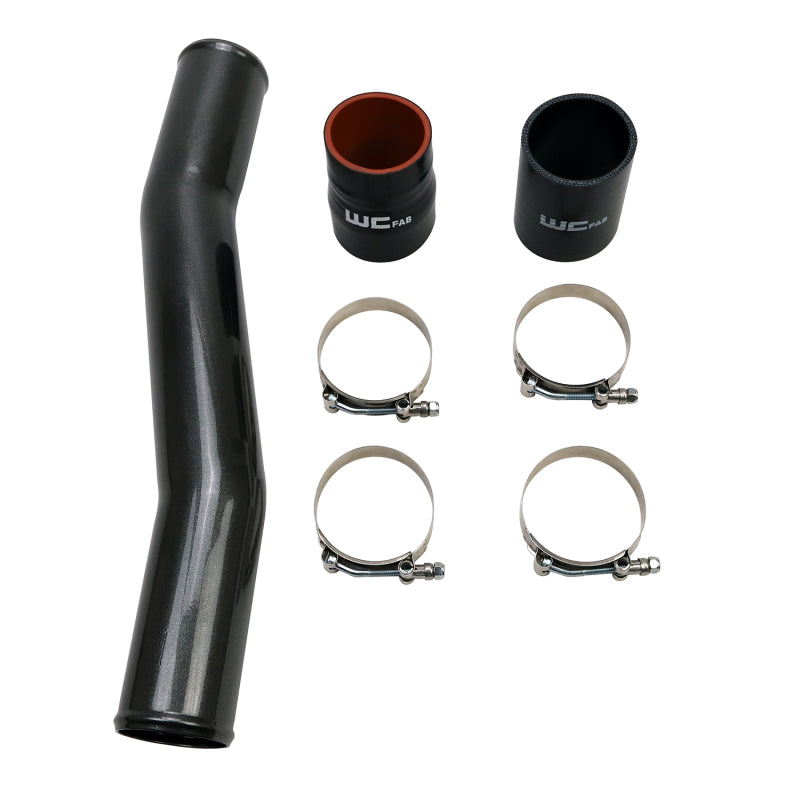 Wehrli 03-07 Cummins 5.9L Passenger Side 3in Replacement Intercooler Pipe - Fine Texture Black