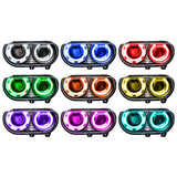 Oracle 08-14 Dodge Challenger SMD HL (HID Style) - ColorSHIFT w/ Simple Controller SEE WARRANTY