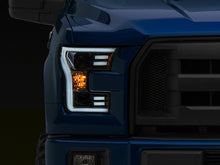 Load image into Gallery viewer, Raxiom 15-17 Ford F-150 Projector Headlights w/ LED Accent- Chrome Housing (Clear Lens)