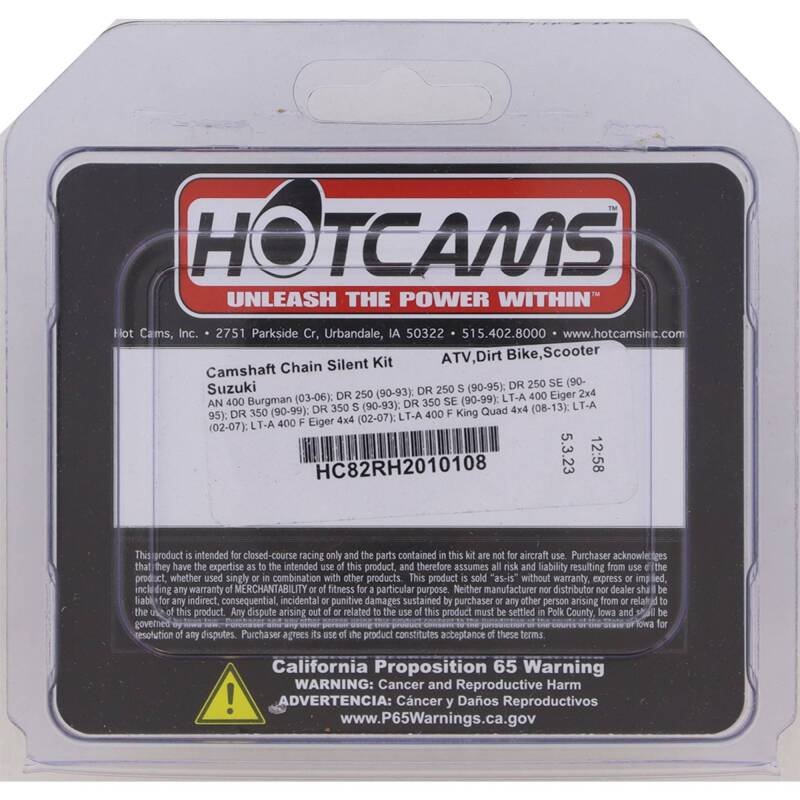 Hot Cams 03-06 AN 400 Burgman/90-93 DR 250 Camshaft Chain Silent Kit