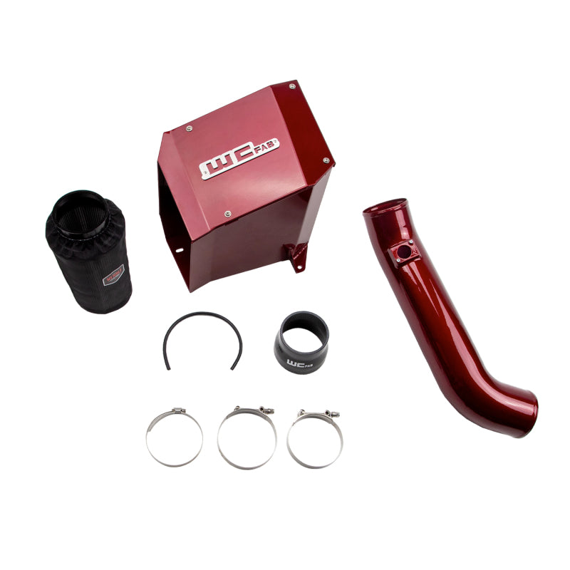 Wehrli 01-04 Chevrolet Duramax LB7 4in Intake Kit - WCFab Red