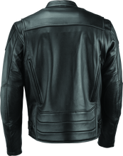 Load image into Gallery viewer, River Road Race Leather Jacket Black - Small