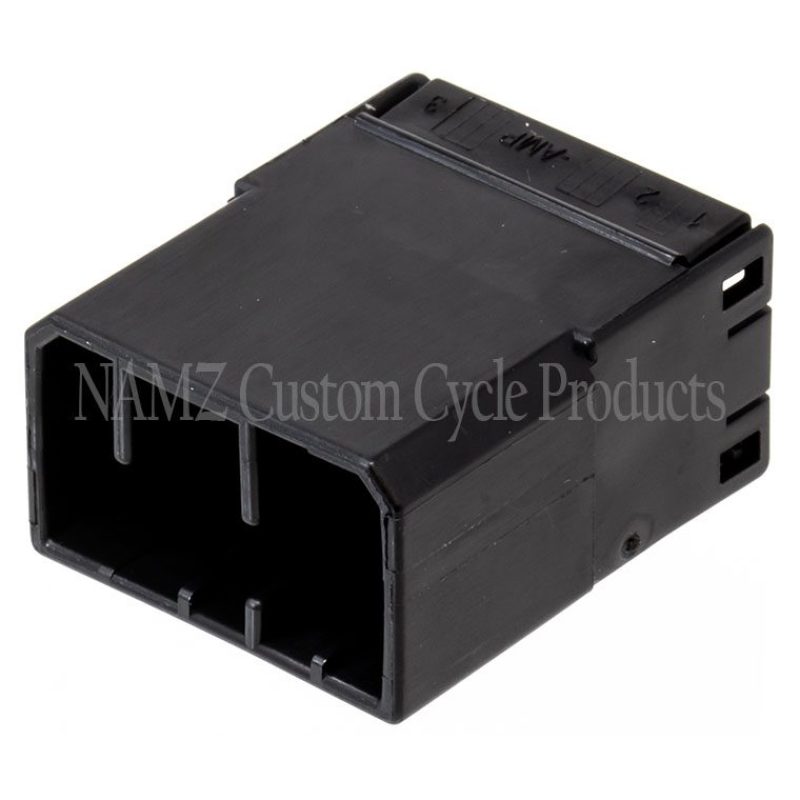 NAMZ AMP Multilock 8-Position Male Wire Cap Housing (HD 73108-96BK)