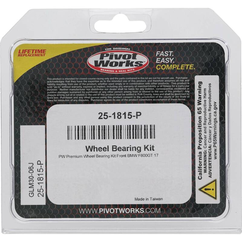 Pivot Works BMW Wheel Bearing Kit Premium Bearings