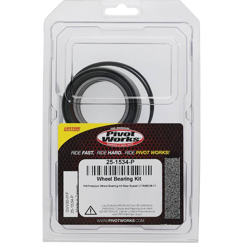 Pivot Works Suzuki Wheel Bearing Kit Premium Bearings
