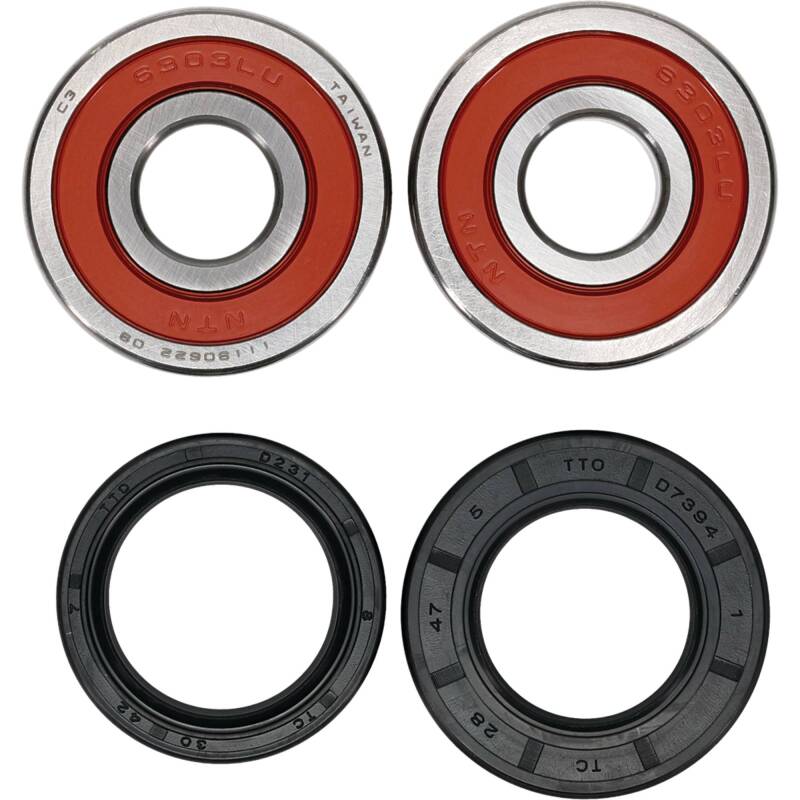 Pivot Works Kawasaki Wheel Bearing Kit Premium Bearings