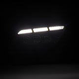 AlphaRex 13-14 Ford Mustang NOVA-Series LED Projector Headlights Blk w/Activ Lght & Seq.Sig / SB DRL