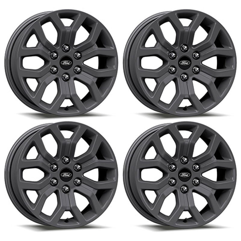 Ford Racing 2024 F-150 18x7.5in Wheel Kit - Matte Gray