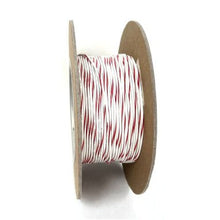 Load image into Gallery viewer, NAMZ OEM Color Primary Wire 100ft. Spool 20g - White/Red Stripe