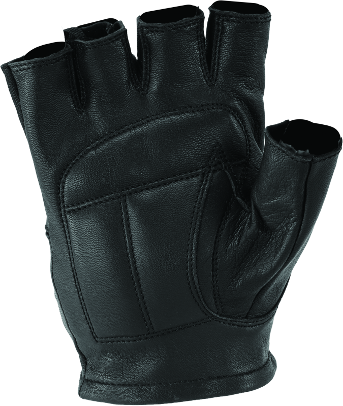 Kuryakyn Leather By River Road Diamond Shorty Gloves Black Womens - Small