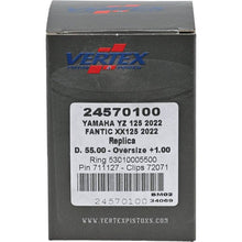 Load image into Gallery viewer, Vertex Piston 2023 Fantic Motor XE 125 125cc +1.00mm Oversized Cast Replica Piston Kit