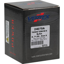 Load image into Gallery viewer, Vertex Piston 22-23 Fantic Motor XX 250 250cc +5.6mm Cast Big Bore Piston Kit 72mm. 295cc.