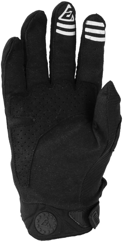 Answer 25 Peak Gloves Black/White Youth - Small