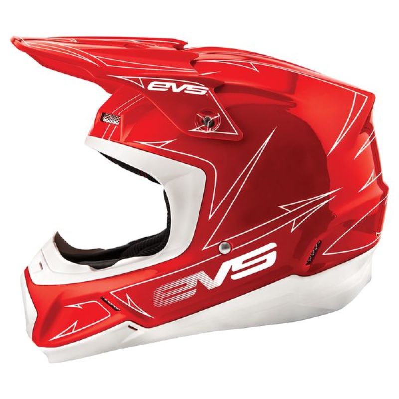 EVS T5 Pinner Helmet Red/White - XS