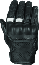 Load image into Gallery viewer, Speed and Strength Twist of Fate Leather Gloves Black/White - 2XL