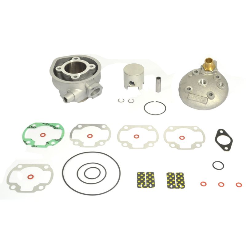 Athena 98-00 Aprilia 51 LC 50 47.6mm Bore 70cc 12mm Pin Flat Piston Big Bore Cylinder Kit w/Head