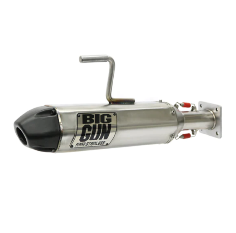 Big Gun 20-23 Kawasaki TERYX KRX 1000 EXO Stainless Slip On Exhaust