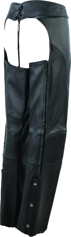 Kuryakyn Leather By River Road Sierra Leather Chaps Black Womens - Small