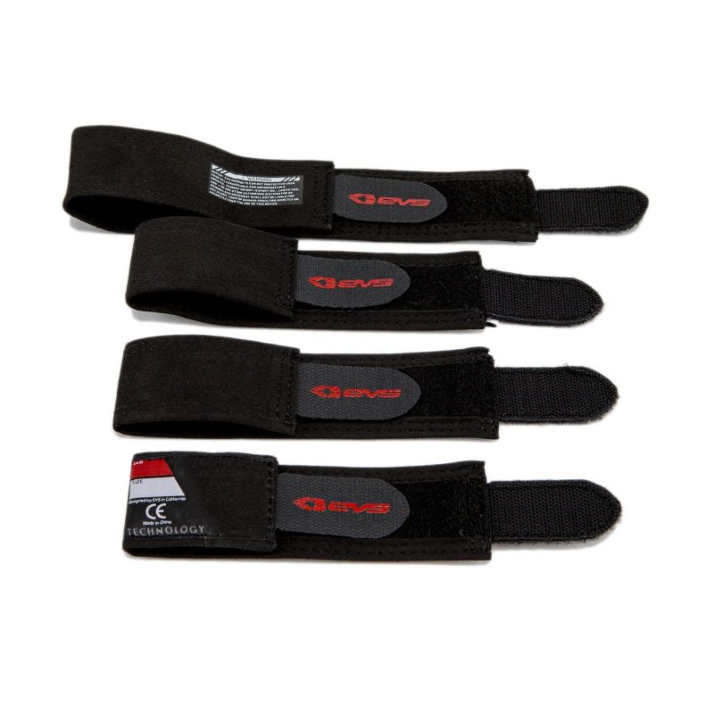EVS RS9 Knee Brace Replacement Straps Black - Large