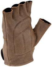 Load image into Gallery viewer, Kuryakyn Leather By River Road Buster Vintage Shorty Gloves Black - XL