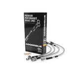 Goodridge 13-17 Volkswagen CC (w/Rear Female Fittings/PR 2 Each) Stainless Steel Brake Lines