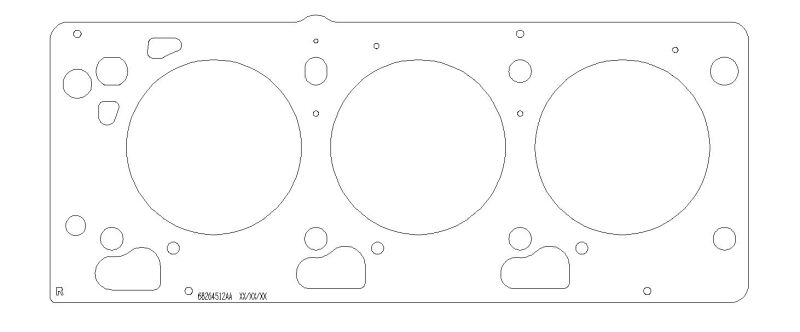 Cometic Chrysler EGF/EGG/EGJ/EGK/EGQ/EGS SOHC V6 .075in MLS Cylinder Head Gasket - 96.5mm Bore - RHS