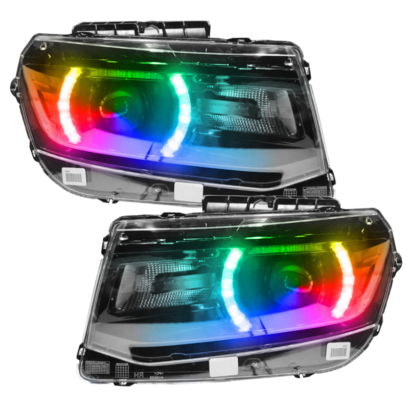 Oracle 14-15 Chevrolet Camaro RS Headlight DRL Upgrade Kit - ColorSHIFT SEE WARRANTY