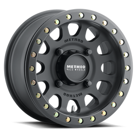 Method MR401 UTV Beadlock 15x6 / 5+1/49mm Offset / 5x4.5 / 72mm CB Matte Black Wheel