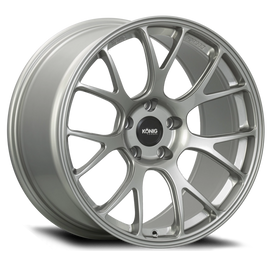 Konig Forged F1M 19X10 5X120 ET25 Ash Silver Knurled Bead