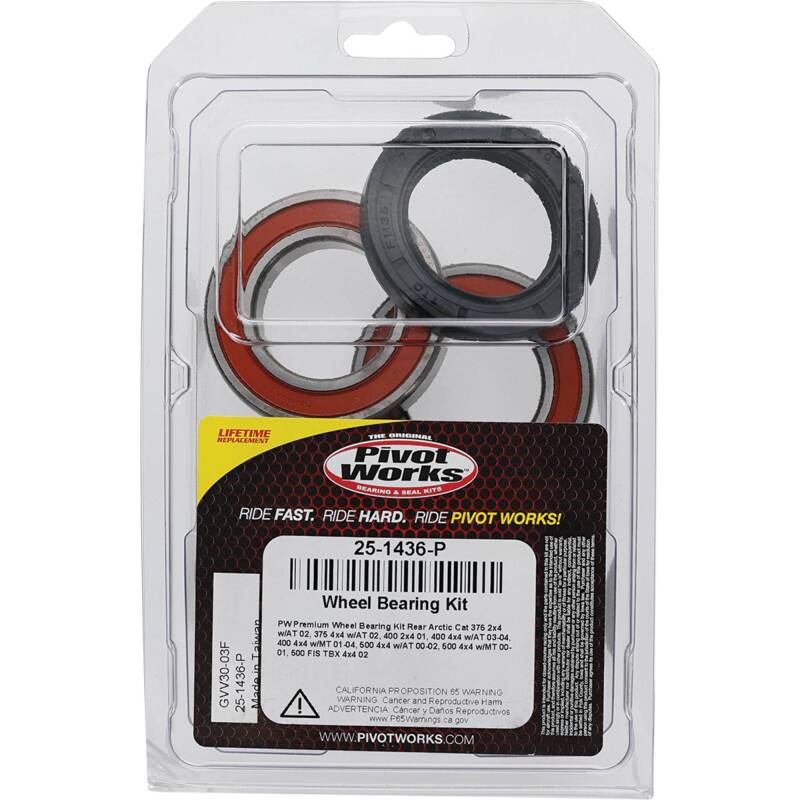 Pivot Works Arctic Cat Wheel Bearing Kit Premium Bearings