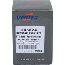 Load image into Gallery viewer, Vertex Piston 14-24 Kawasaki KX 85 85cc Cast Race Evolution Piston Kit