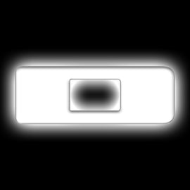 ORACLE Lighting Universal Illuminated LED Letter Badges - Matte Wht Surface Finish - D SEE WARRANTY