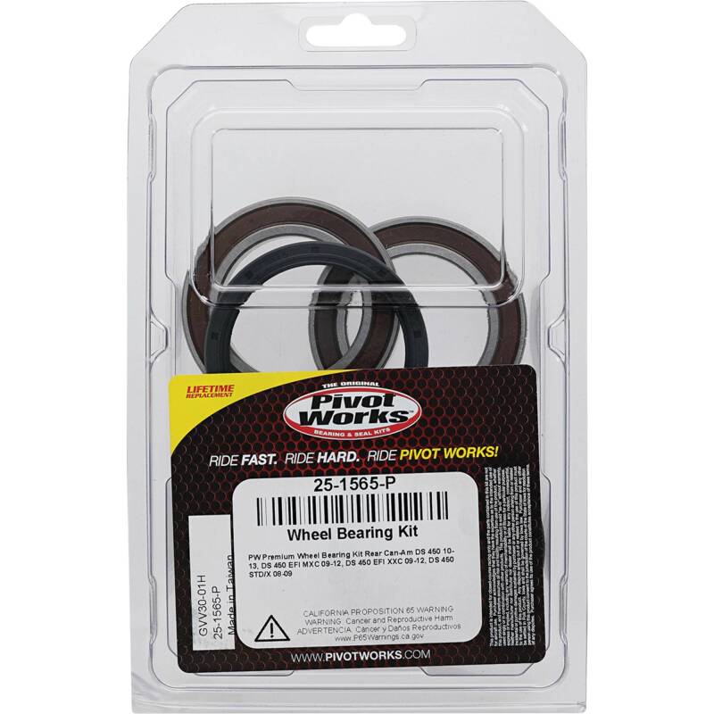 Pivot Works Can-Am Wheel Bearing Kit Premium Bearings
