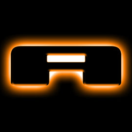 ORACLE Lighting Universal Illuminated LED Letter Badges - Matte Blk Surface Finish - A SEE WARRANTY