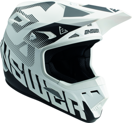 Answer AR1 V2 Bold Helmet White/Black Youth - Medium