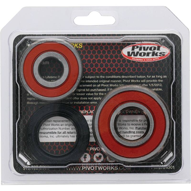 Pivot Works Suzuki Wheel Bearing Kit Premium Bearings