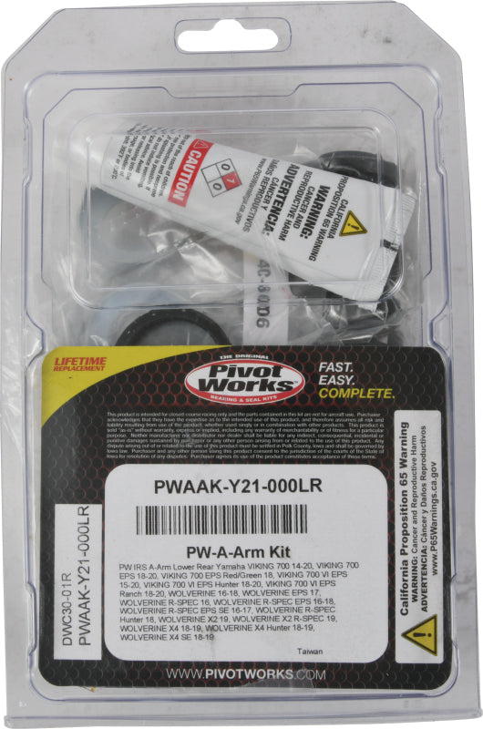 Pivot Works A-Arm Bearing Lower Rear UTV