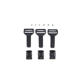 EVS RS9 Buckle Kit (3 Male/3 Female/Hardware) Black - One Size