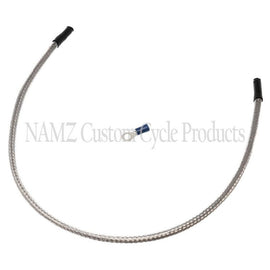 NAMZ Oil Sendin Harness Cover (SS Braided & Clear Coated - Stock Length)